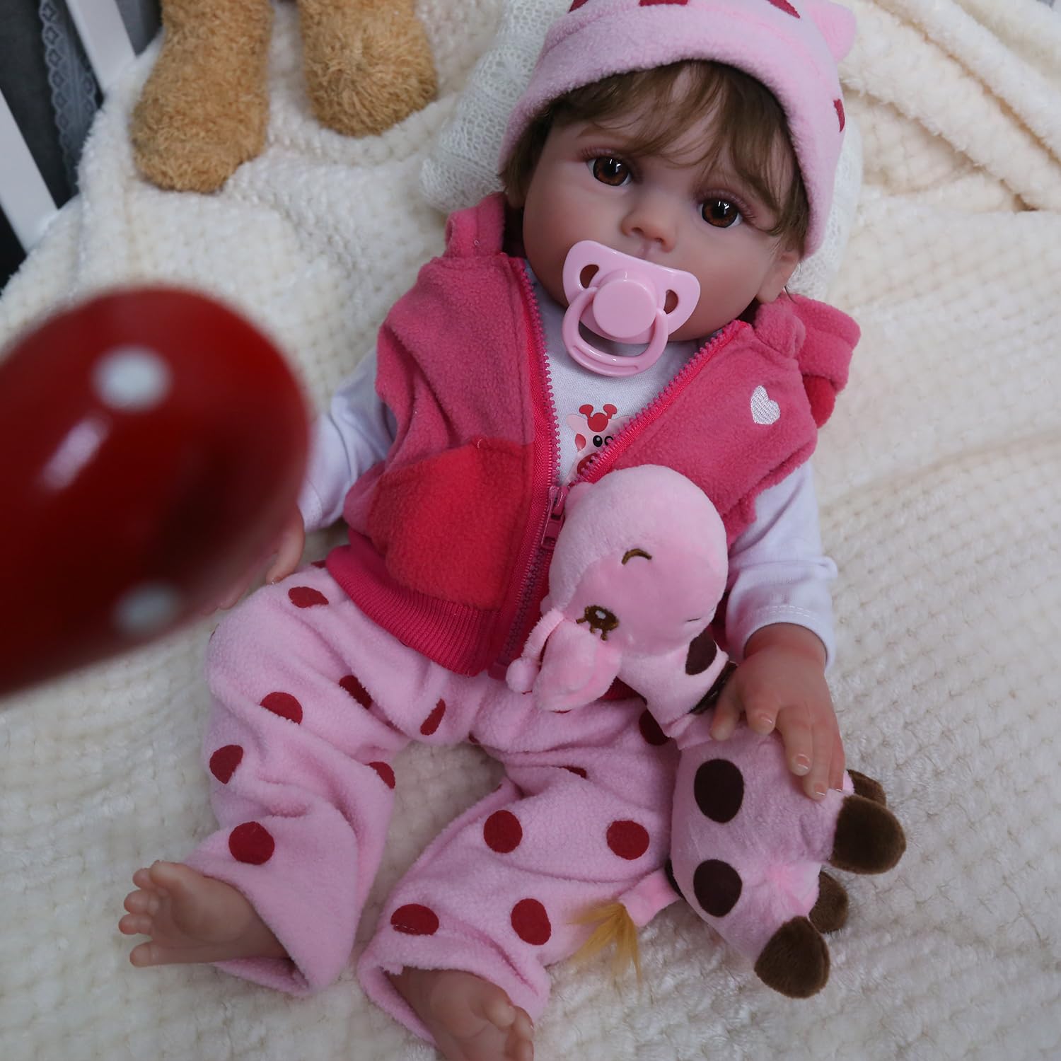 Foto 5 pulgar | Muñeca Reborn Charex Lucy, Vinilo Completo, 45 Cm, Impermeable - Venta Internacional.
