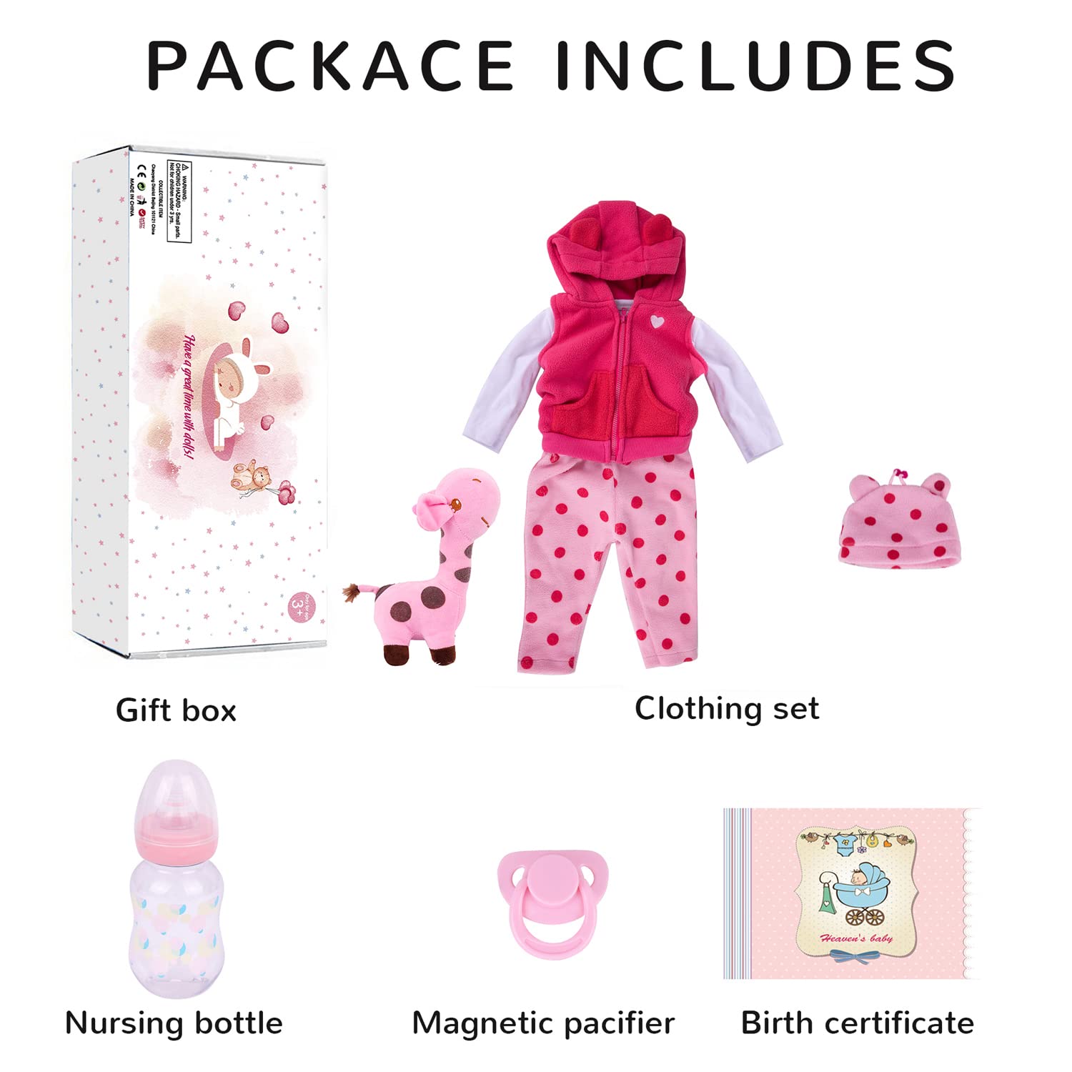 Foto 7 | Muñeca Reborn Charex Lucy, Vinilo Completo, 45 Cm, Impermeable - Venta Internacional.