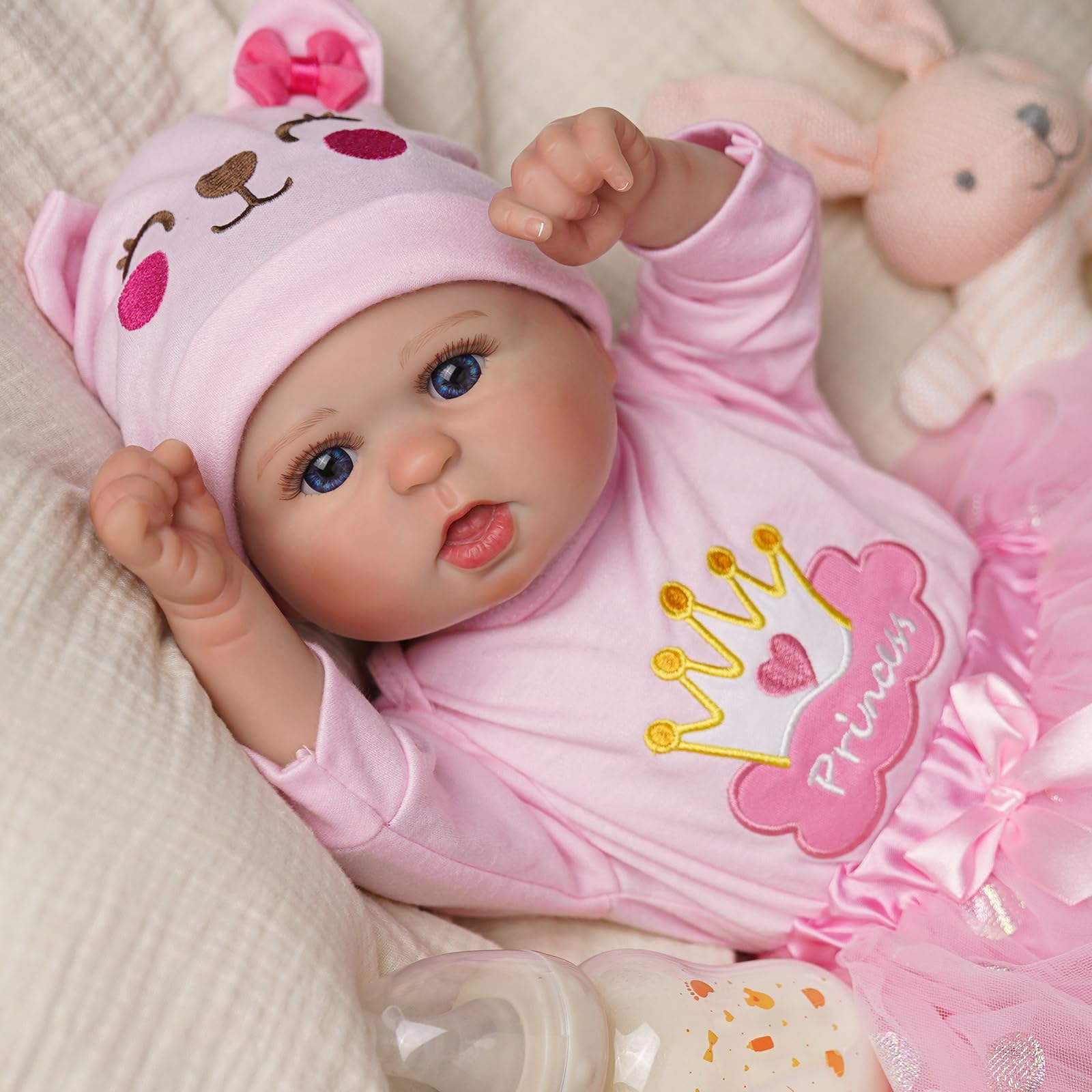 Foto 3 pulgar | Muñeca Reborn Baby Doll Jizhi De 20 Cm, Realista, De Vinilo Suave - Venta Internacional.