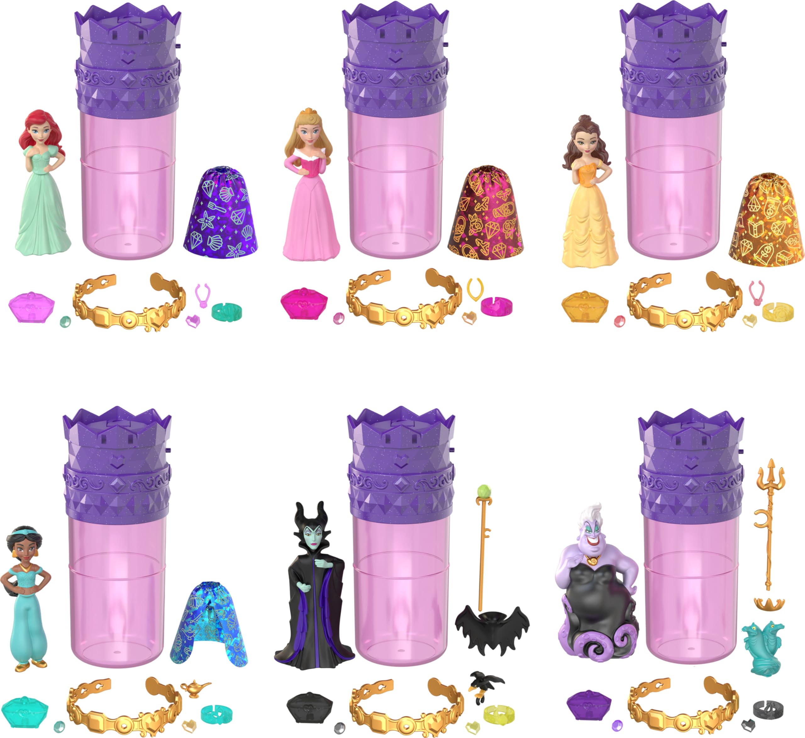 Toy Mattel Disney Princess Royal, Revelador De Colores Con 6 Sorpresas - Venta Internacional.