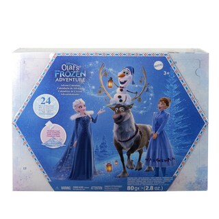 Foto 6 | Calendario De Adviento De Juguete Mattel Disney Frozen Anna & Elsa 2024 - Venta Internacional.