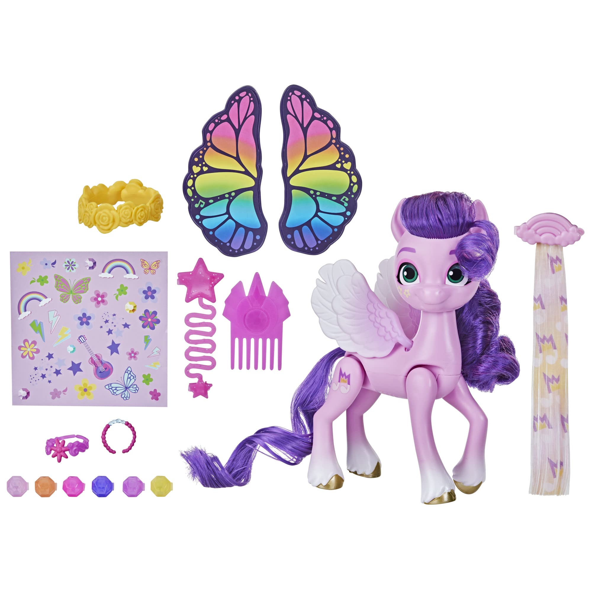 Muñeca Moderna My Little Pony Princess Pipp Petals, 5.5 Pulgadas - Venta Internacional.