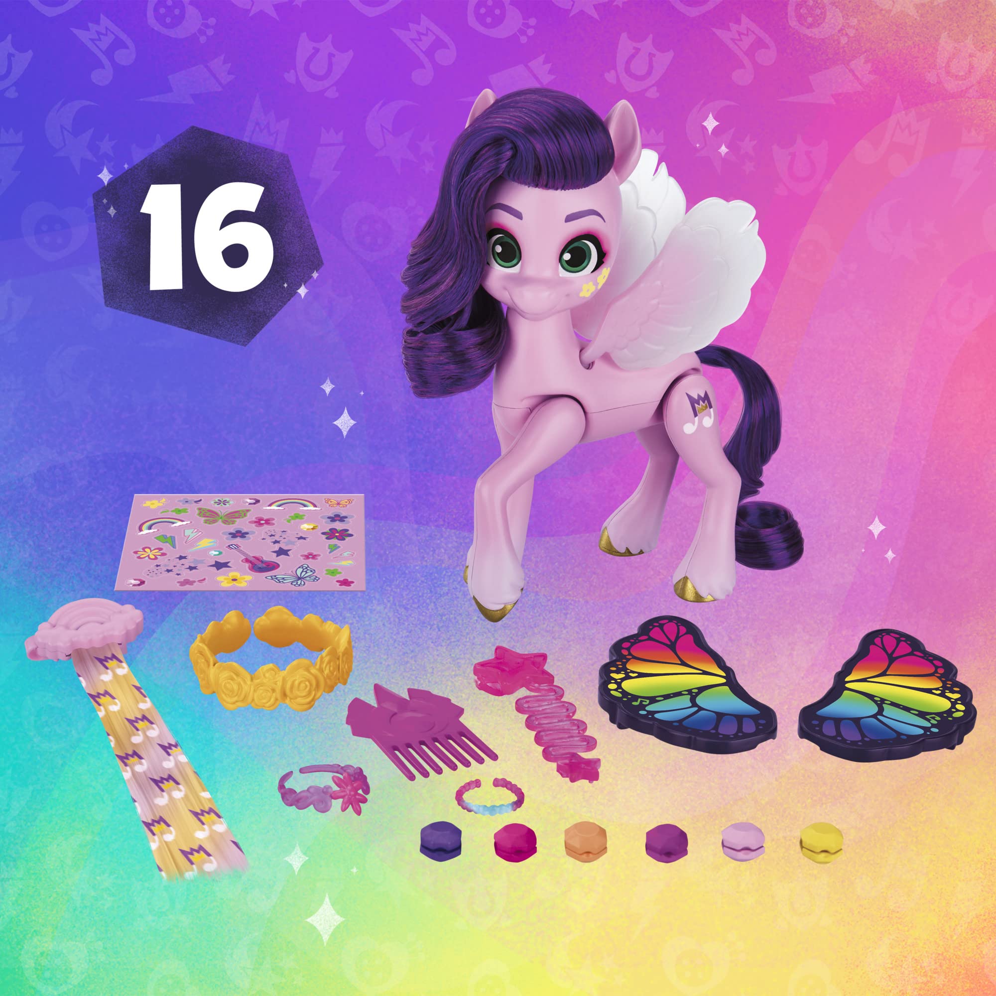 Foto 5 pulgar | Muñeca Moderna My Little Pony Princess Pipp Petals, 5.5 Pulgadas - Venta Internacional.