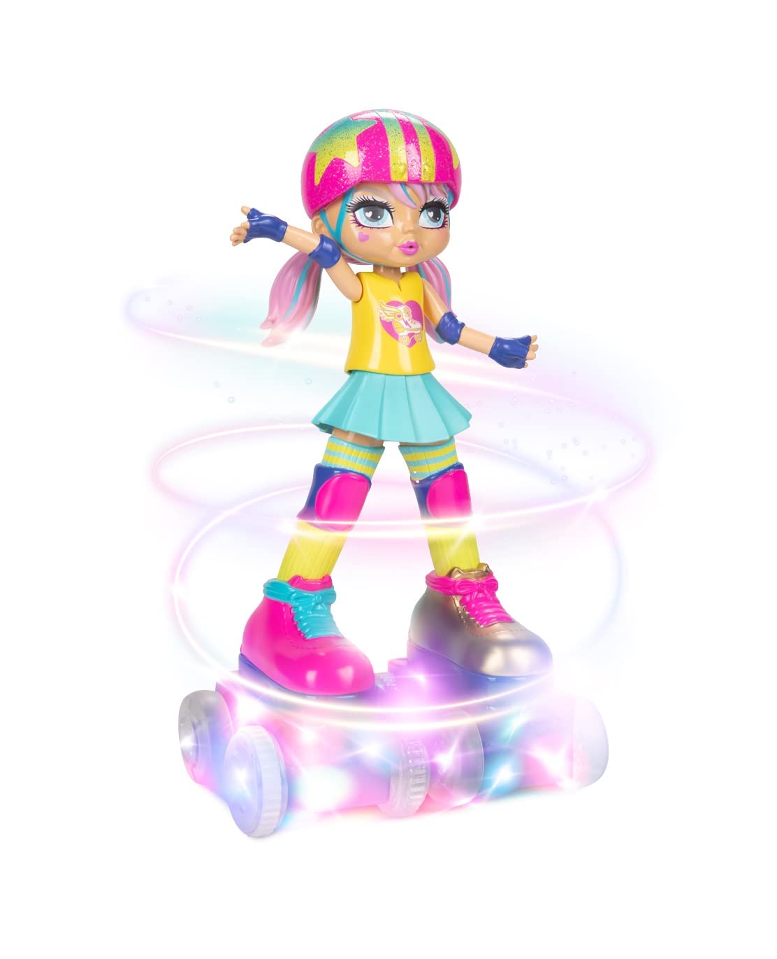 Foto 1 | Muñeca De Patinaje Jakks Pacific Rock N Rollerskate Rainbow Riley - Venta Internacional.
