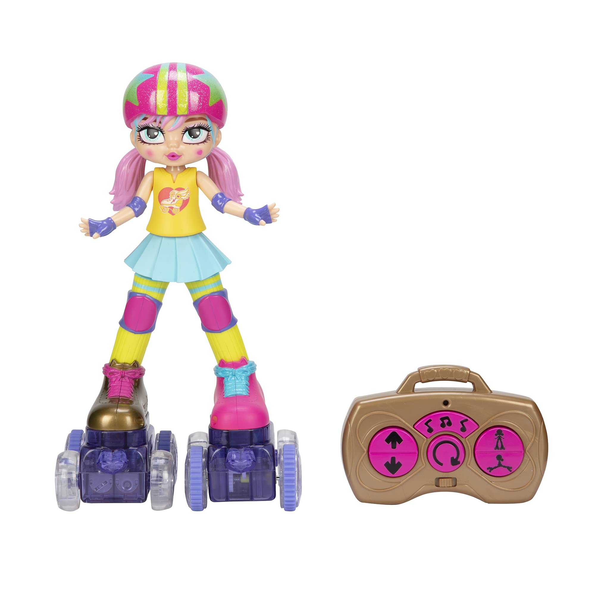 Foto 4 pulgar | Muñeca De Patinaje Jakks Pacific Rock N Rollerskate Rainbow Riley - Venta Internacional.