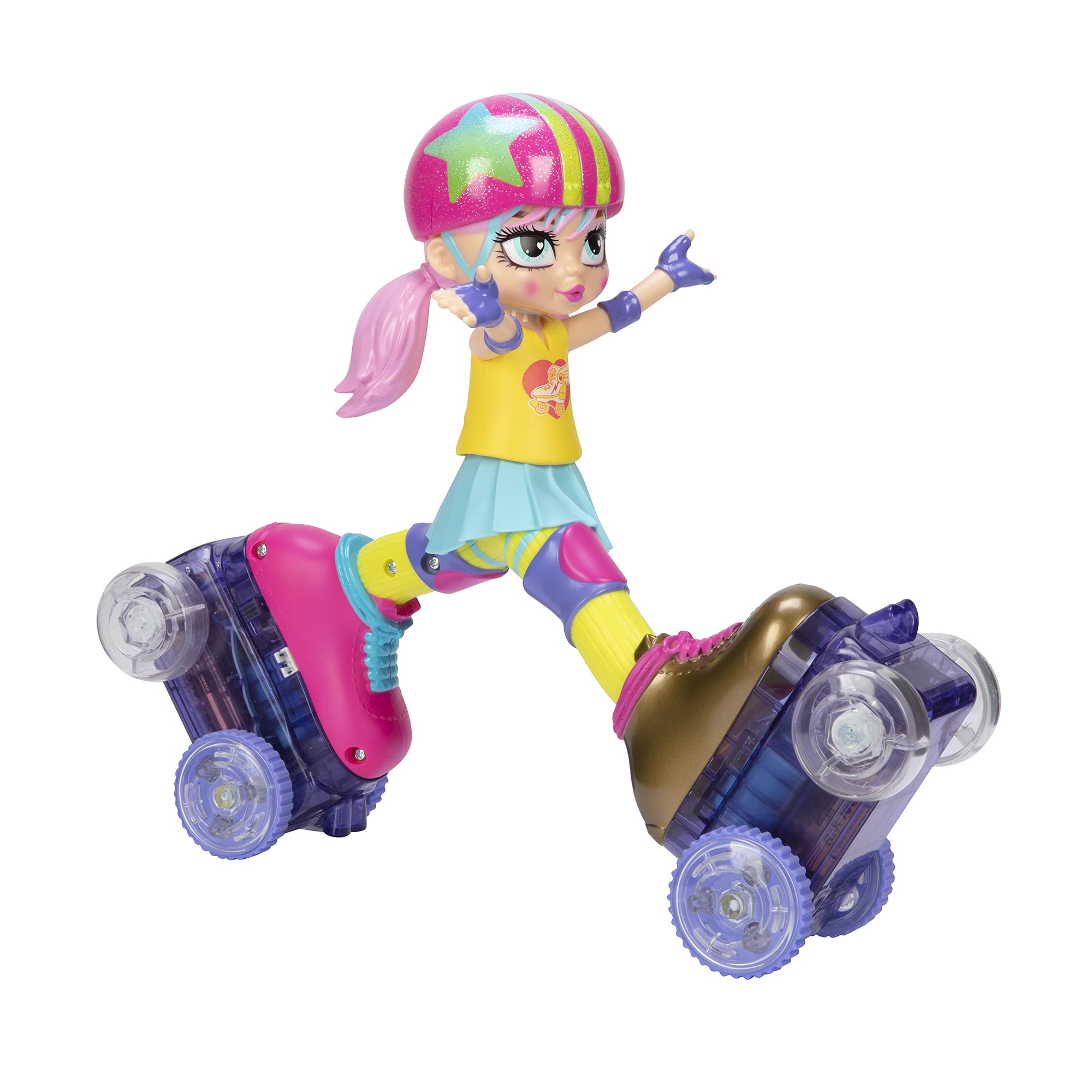 Foto 5 pulgar | Muñeca De Patinaje Jakks Pacific Rock N Rollerskate Rainbow Riley - Venta Internacional.
