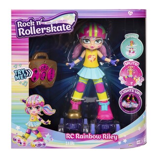Foto 6 | Muñeca De Patinaje Jakks Pacific Rock N Rollerskate Rainbow Riley - Venta Internacional.