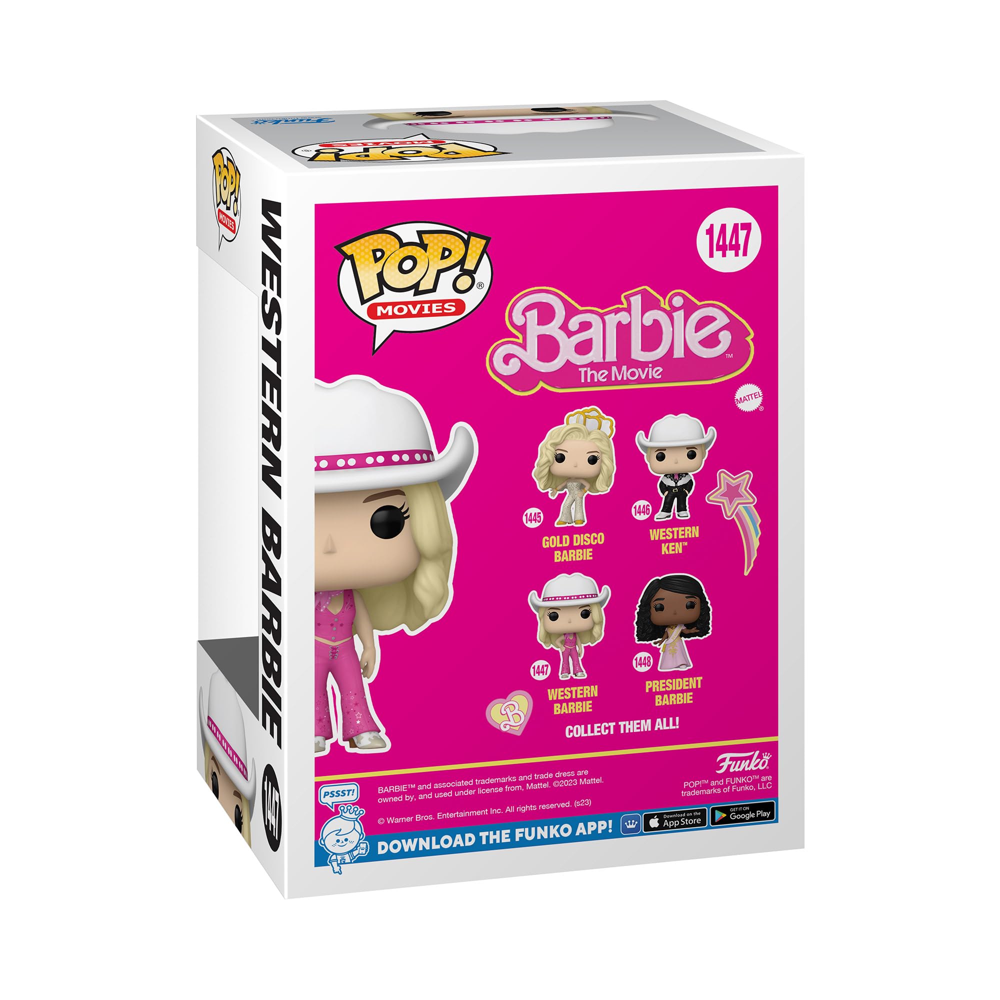 Foto 4 pulgar | Figura Funko Pop! Películas Barbie Western Barbie - Venta Internacional.