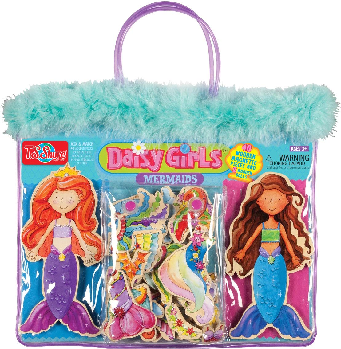 Muñeca De Vestir Magnética Bendon Ts Shure Mermaids Sea Life - Venta Internacional.