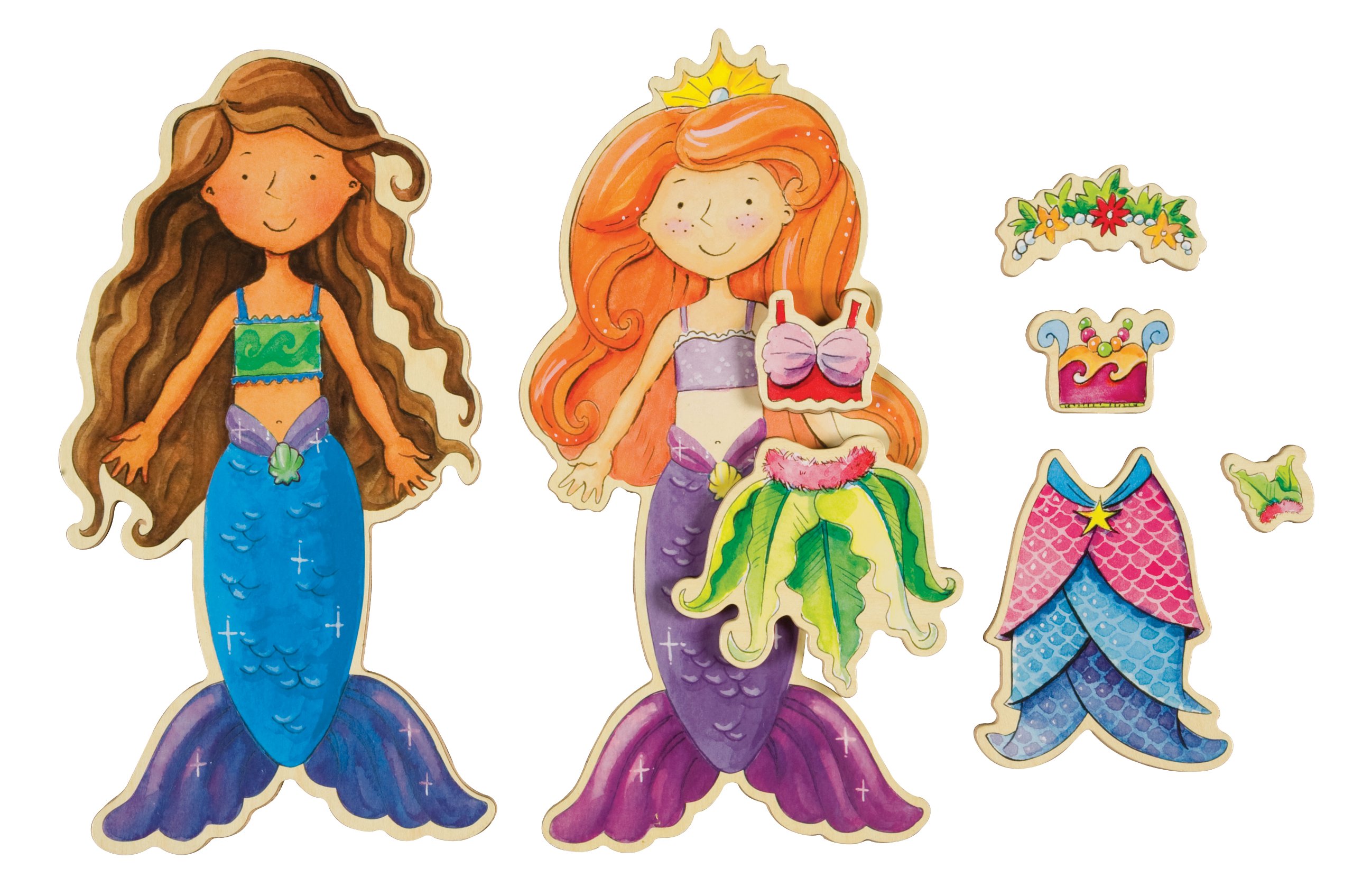 Foto 4 pulgar | Muñeca De Vestir Magnética Bendon Ts Shure Mermaids Sea Life - Venta Internacional.