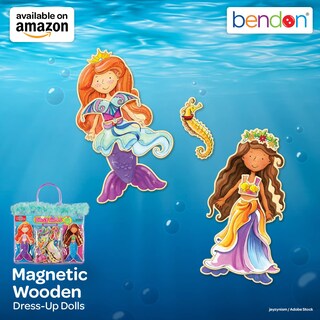 Foto 5 | Muñeca De Vestir Magnética Bendon Ts Shure Mermaids Sea Life - Venta Internacional.