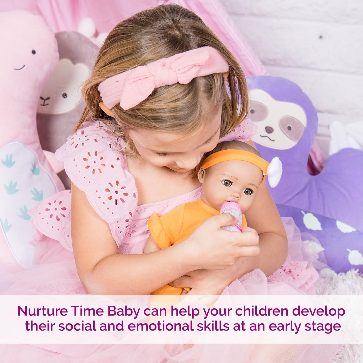 Foto 4 | Muñeca Adora Nurture Time Babies Collection De 13 Pulgadas Con Ropa - Venta Internacional.