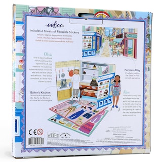 Foto 2 | Set De Muñecas De Papel Eeboo Para Músico Y Artista Con Escena, 20 X 10 Pulgadas - Venta Internacional.