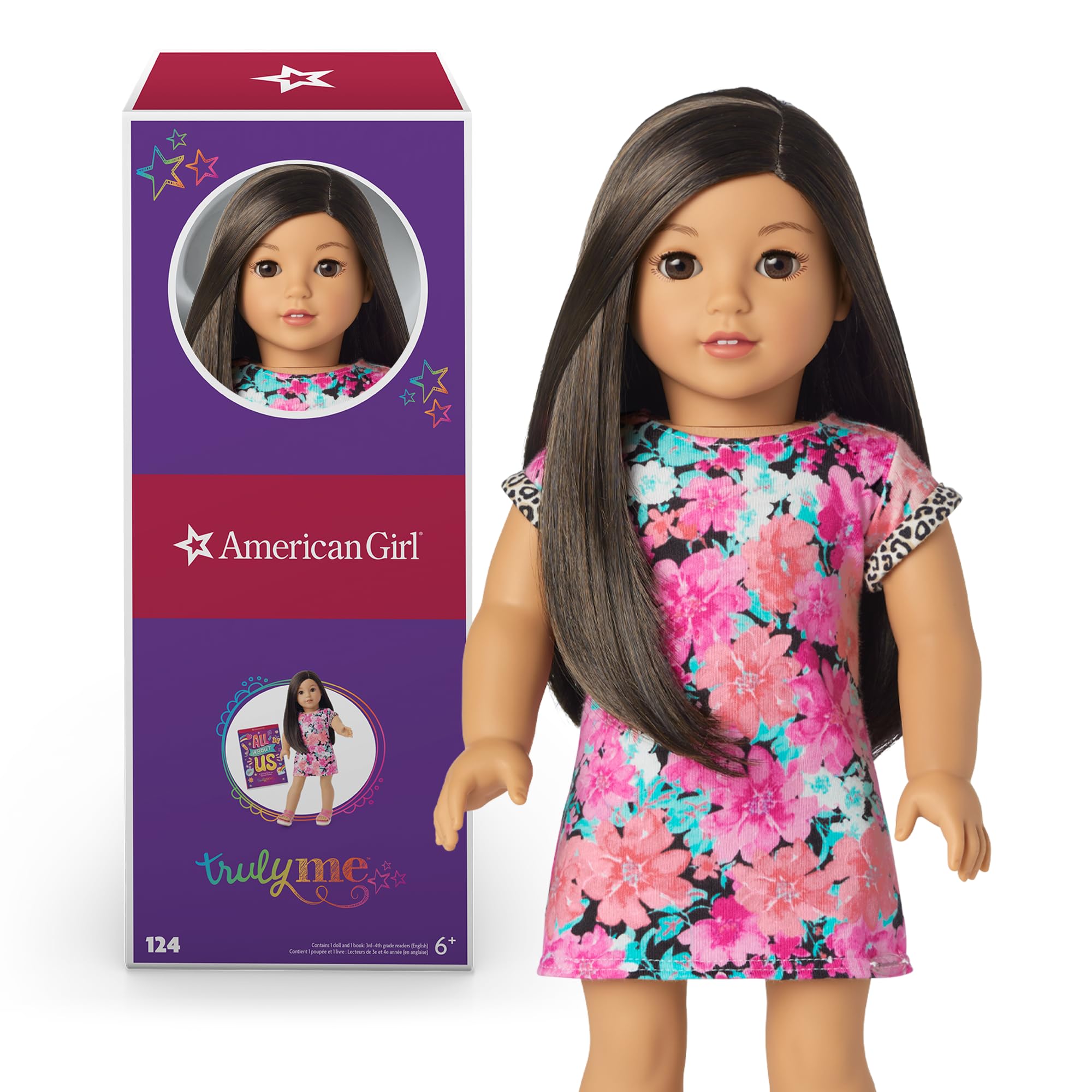 Foto 2 pulgar | Muñeca American Girl Truly Me #124 De 45 Cm Con Camiseta De Vestir - Venta Internacional.