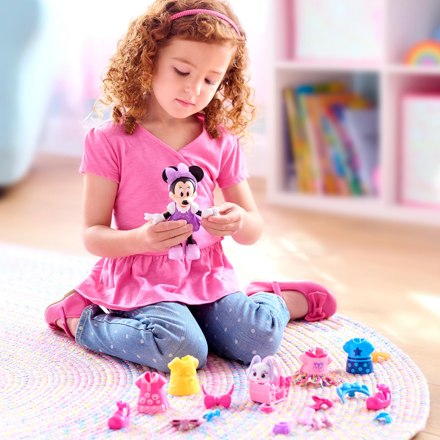 Foto 3 pulgar | Set De Moda Just Play Disney Junior Minnie Mouse Con Muñeca - Venta Internacional.