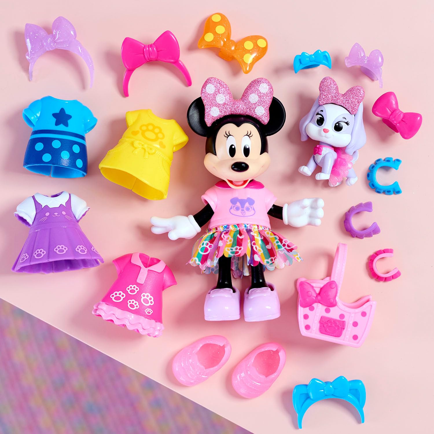 Foto 4 | Set De Moda Just Play Disney Junior Minnie Mouse Con Muñeca - Venta Internacional.