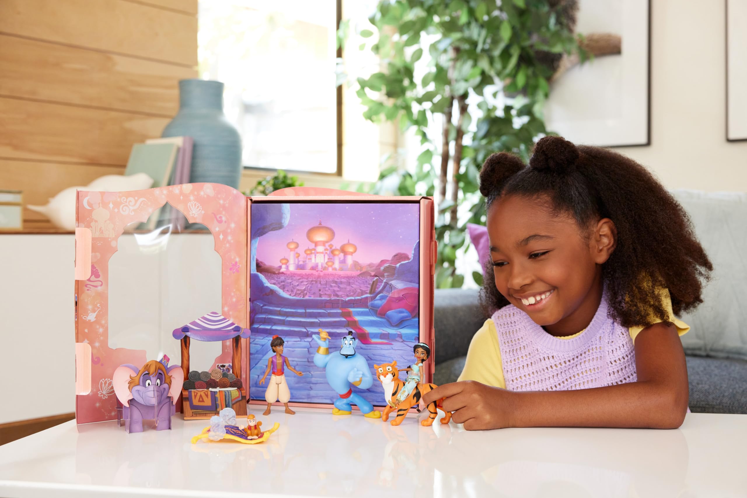 Foto 3 pulgar | Set De Libros De Cuentos Mattel Disney Princess Jasmine Con 6 Personajes - Venta Internacional.
