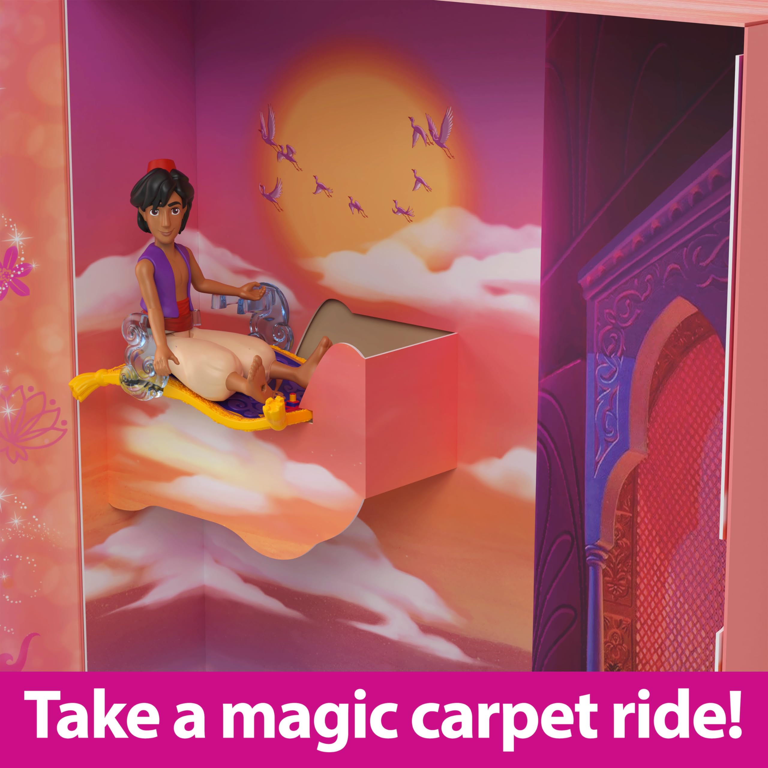 Foto 4 pulgar | Set De Libros De Cuentos Mattel Disney Princess Jasmine Con 6 Personajes - Venta Internacional.