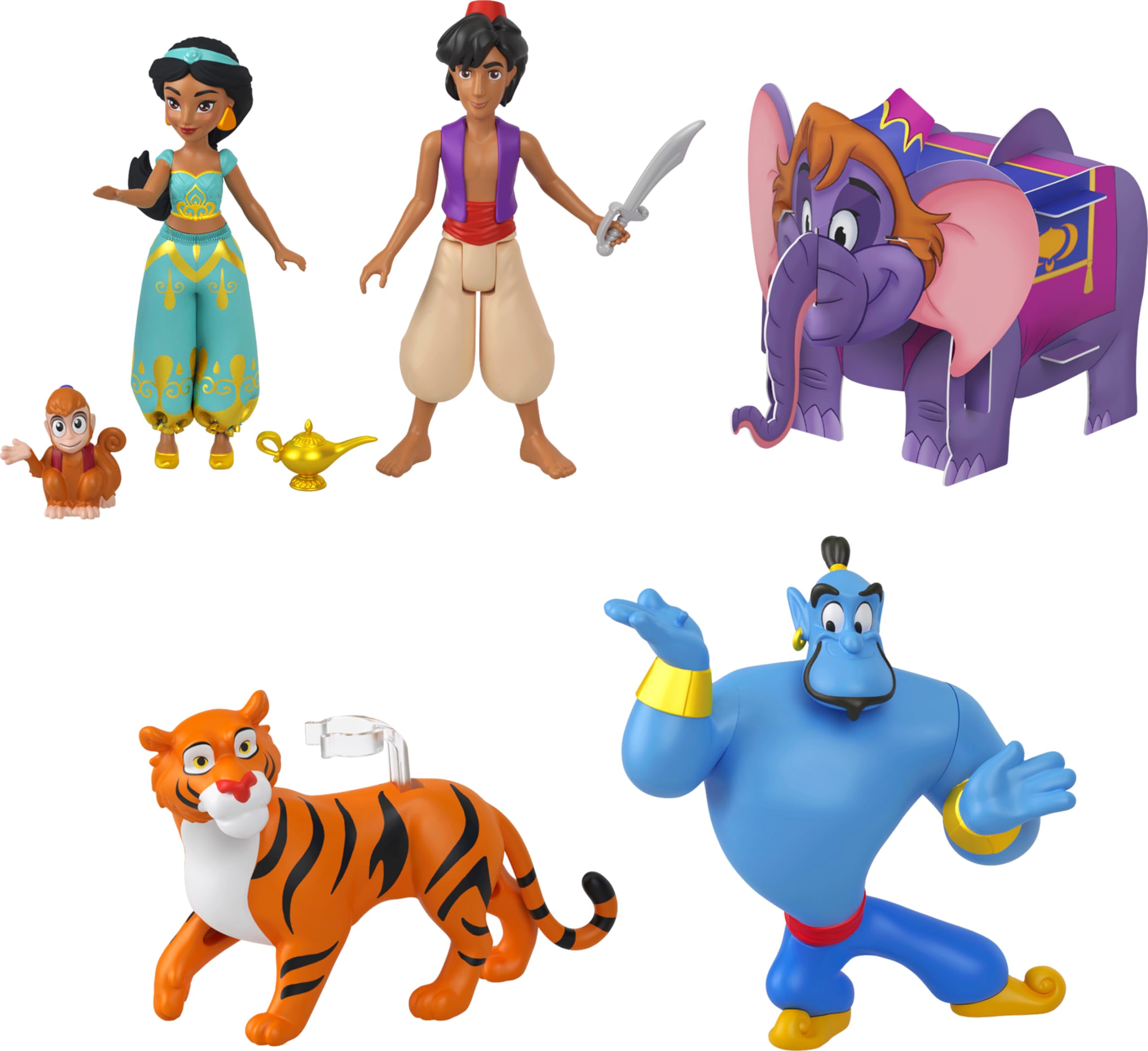 Foto 6 pulgar | Set De Libros De Cuentos Mattel Disney Princess Jasmine Con 6 Personajes - Venta Internacional.