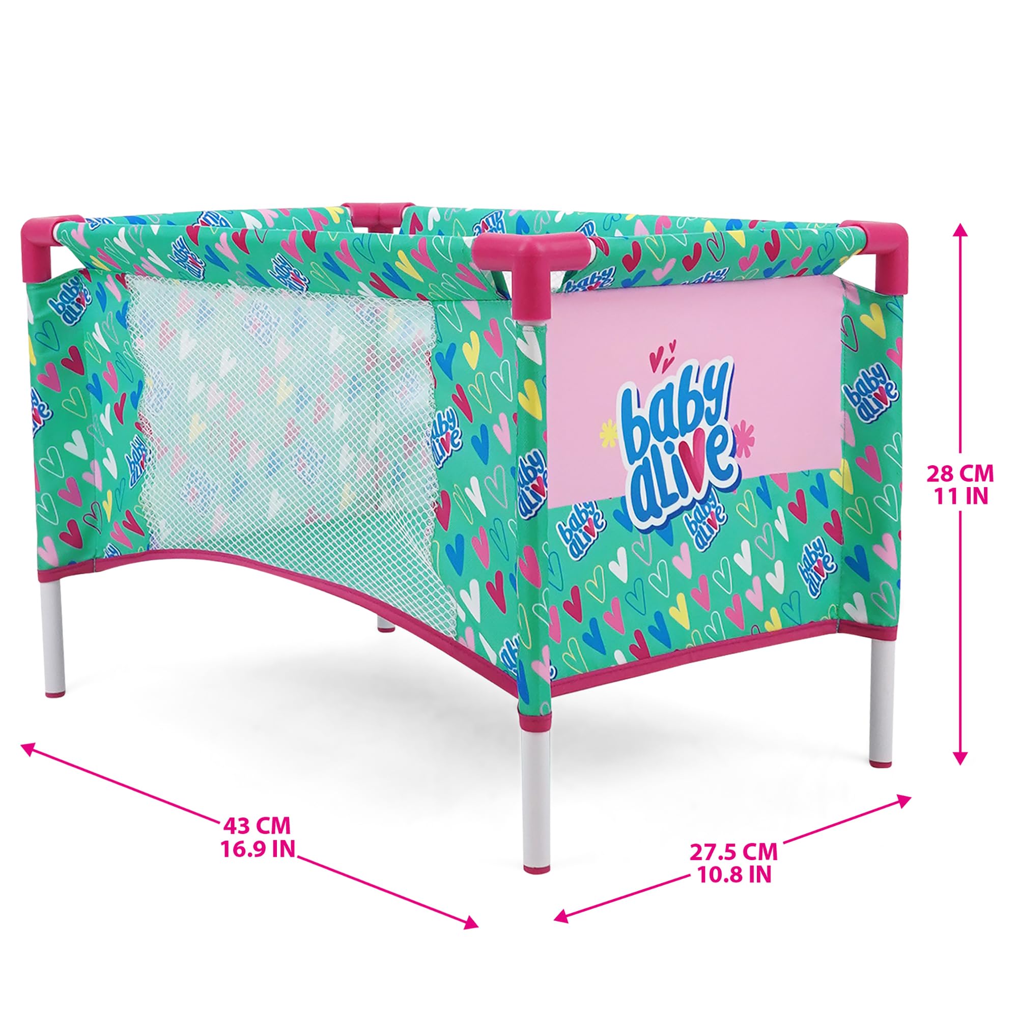 Foto 6 | Set De Juego Para Muñecas Baby Alive At Home, 7 Piezas, Con Patio De Juegos Y Trona - Venta Internacional.