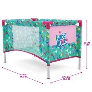 Foto 6 | Set De Juego Para Muñecas Baby Alive At Home, 7 Piezas, Con Patio De Juegos Y Trona - Venta Internacional.