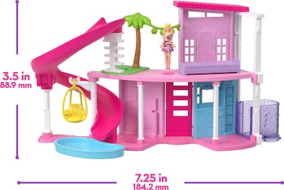 Foto 3 | Set De Juego Barbie Mini Barbie Y Dreamhouse Con 3 Vehículos Y 4 Muñecas - Venta Internacional.