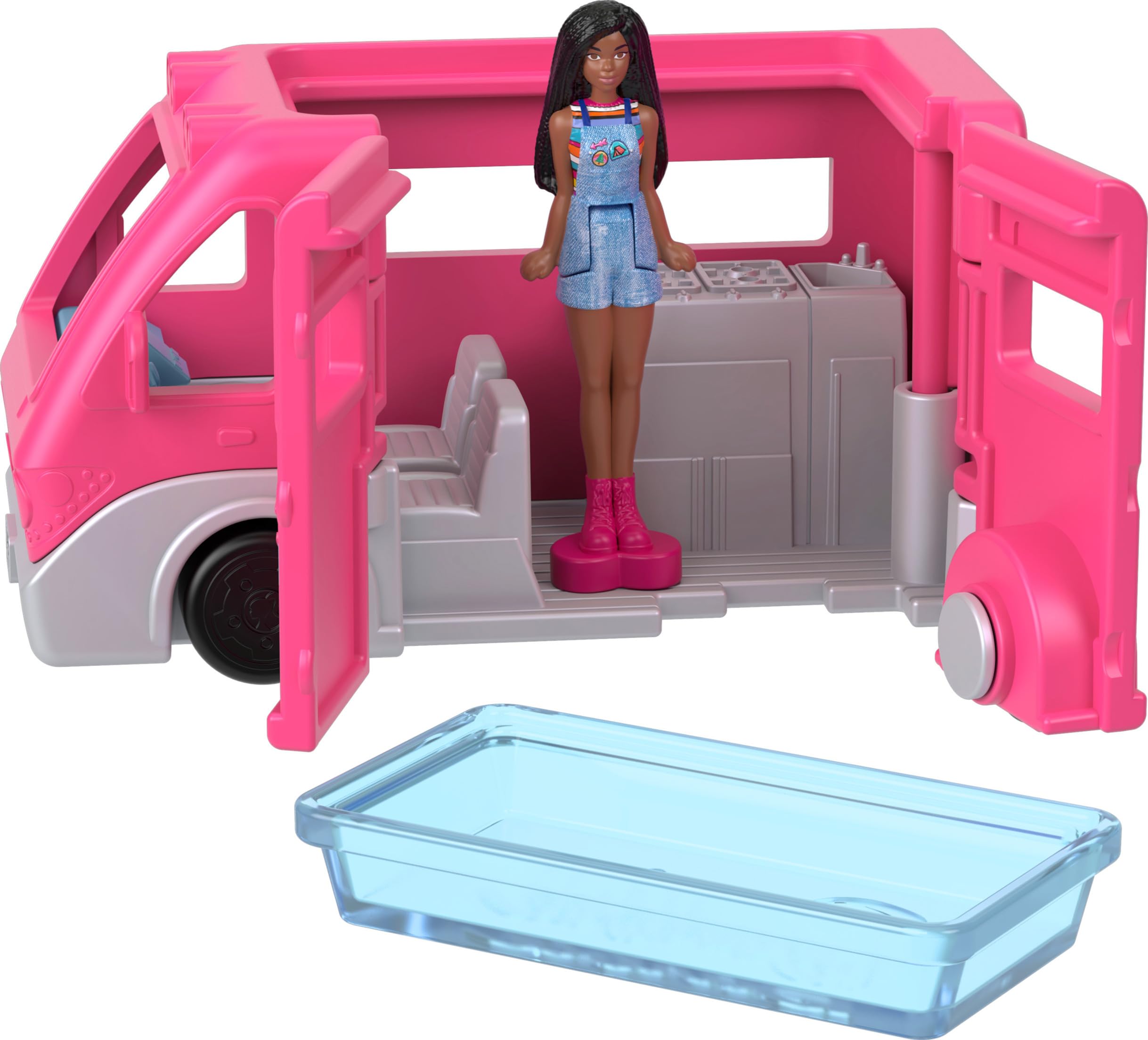 Foto 6 pulgar | Set De Juego Barbie Mini Barbie Y Dreamhouse Con 3 Vehículos Y 4 Muñecas - Venta Internacional.
