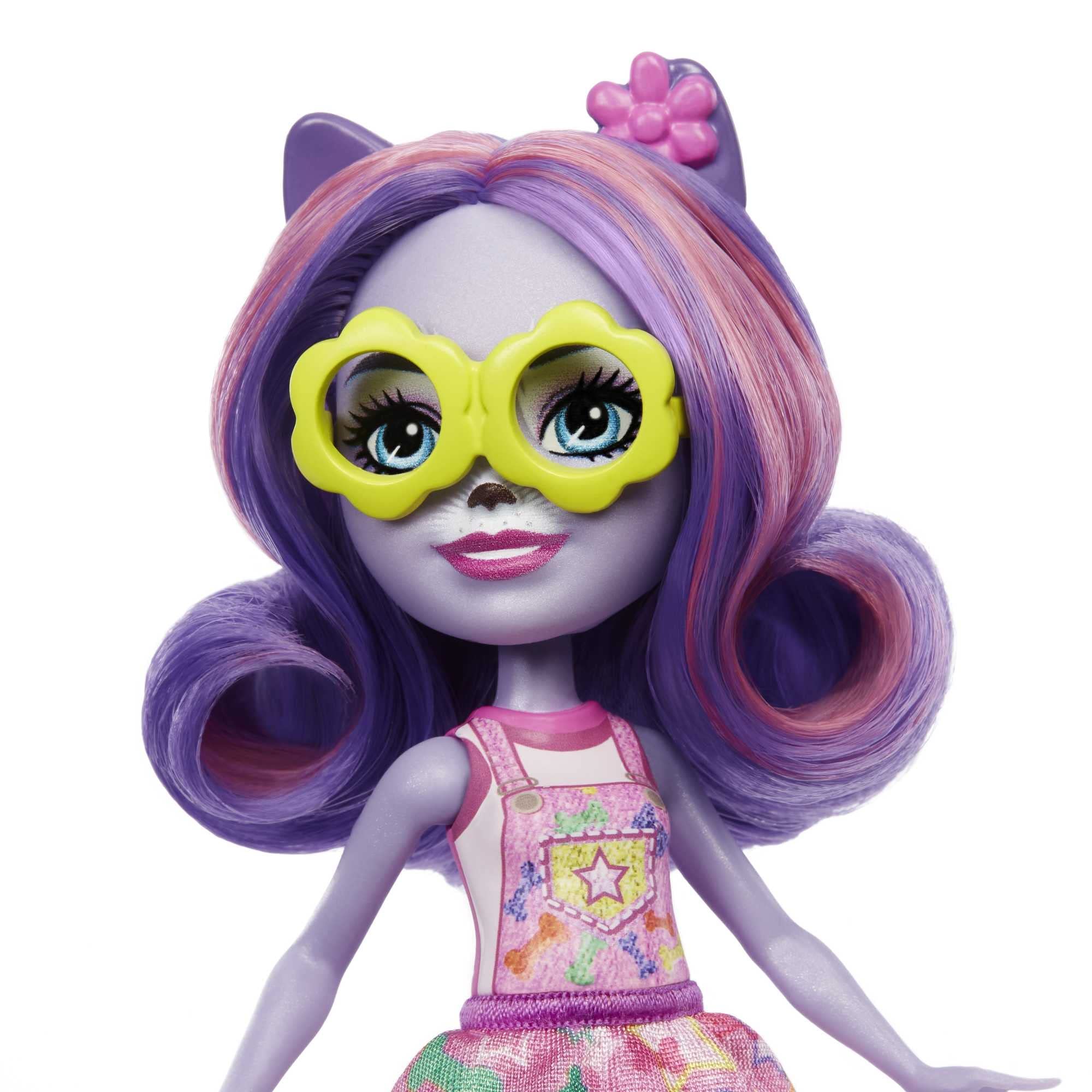 Foto 4 pulgar | Muñeca Pequeña Hadley Husky De Toy Enchantimals City Tails Con Trineo - Venta Internacional.