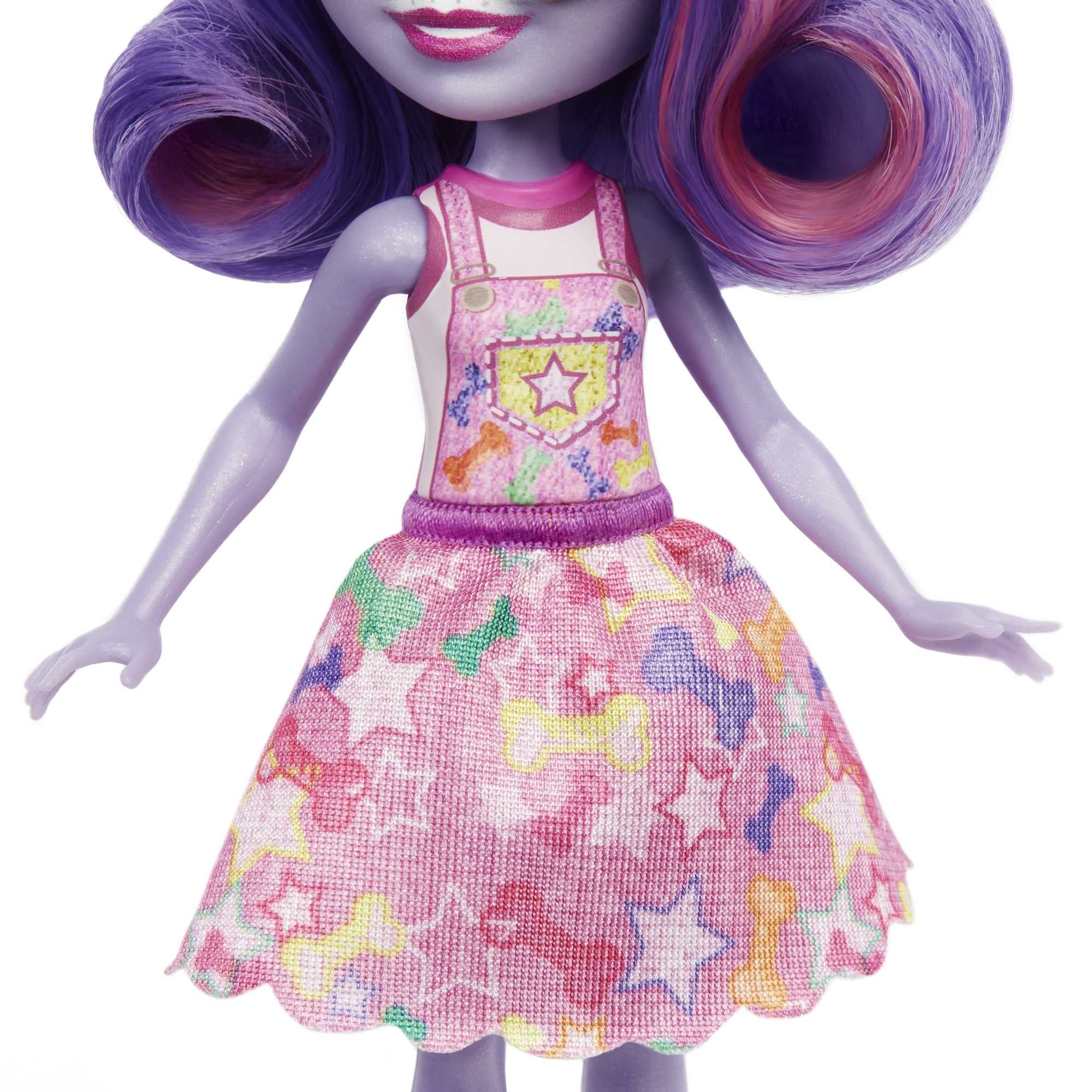 Foto 5 pulgar | Muñeca Pequeña Hadley Husky De Toy Enchantimals City Tails Con Trineo - Venta Internacional.