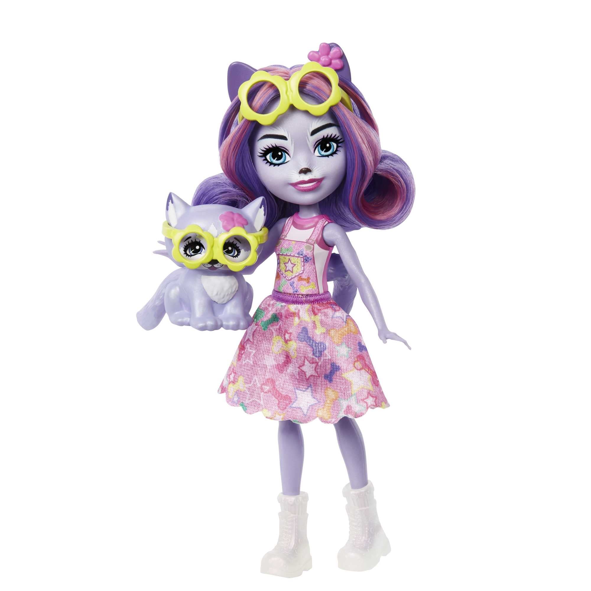 Foto 8 pulgar | Muñeca Pequeña Hadley Husky De Toy Enchantimals City Tails Con Trineo - Venta Internacional.