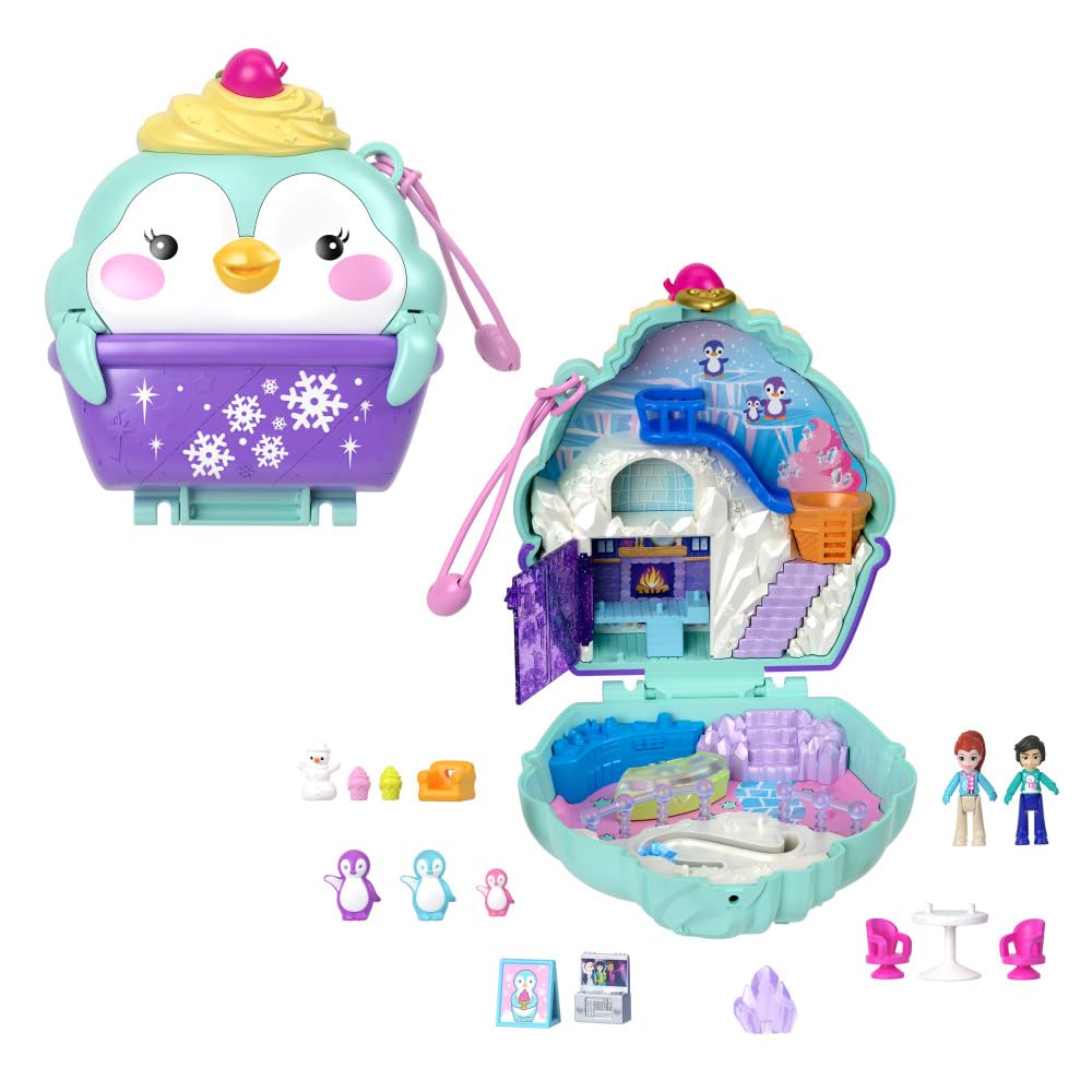 Foto 1 | Muñecas De Bolsillo Y Set De Juego Toy Polly Snow Sweet Penguin Compact - Venta Internacional.