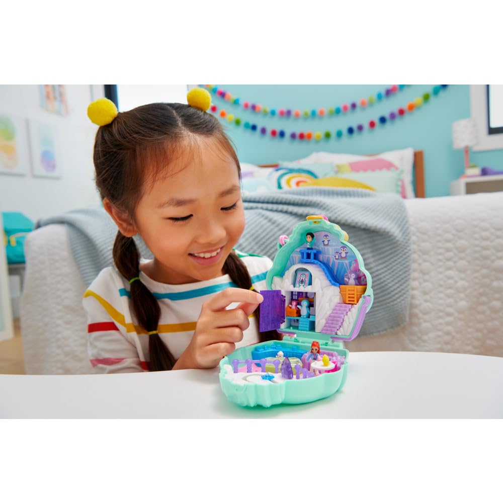 Foto 2 | Muñecas De Bolsillo Y Set De Juego Toy Polly Snow Sweet Penguin Compact - Venta Internacional.