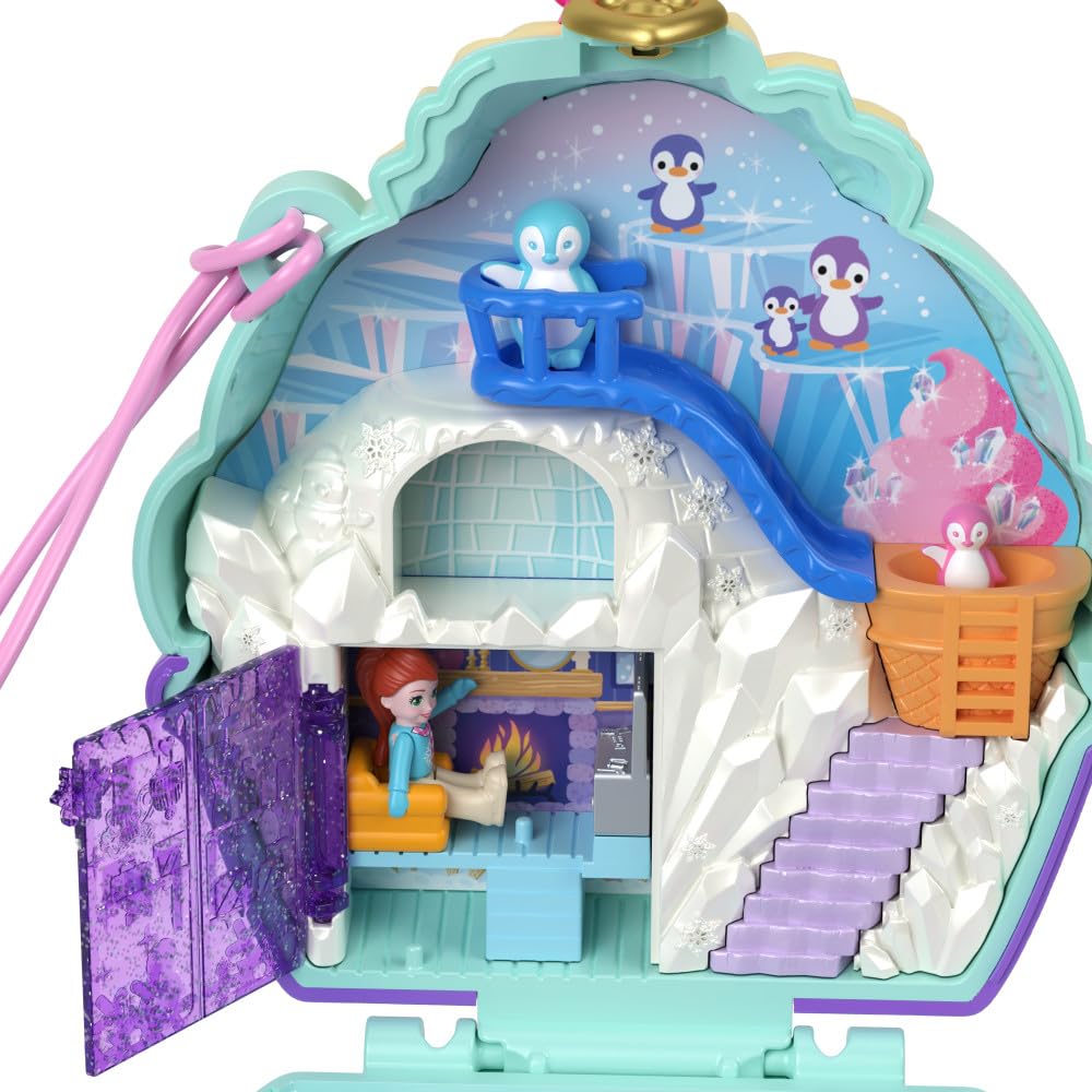 Foto 5 | Muñecas De Bolsillo Y Set De Juego Toy Polly Snow Sweet Penguin Compact - Venta Internacional.
