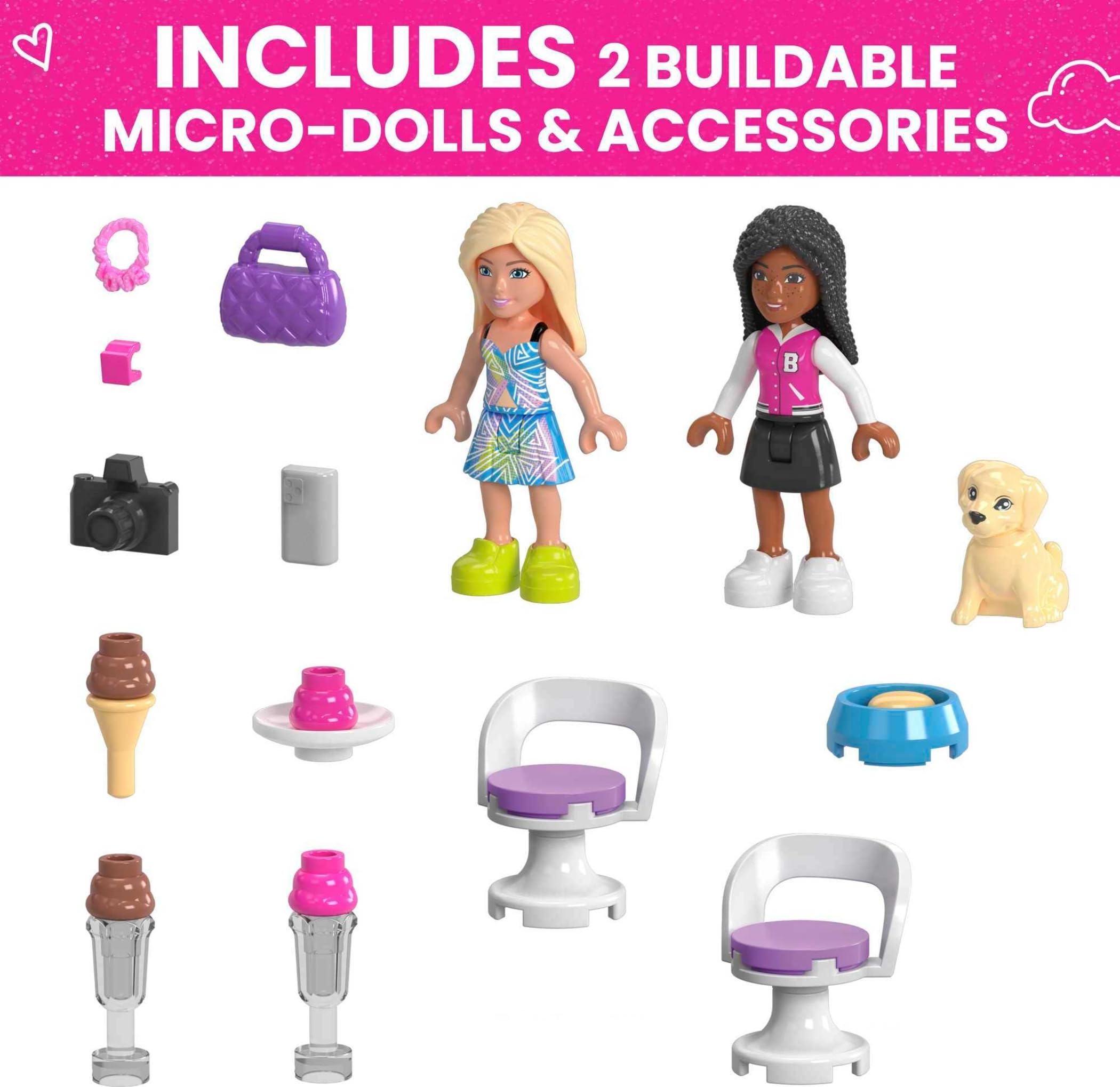 Foto 4 pulgar | Juguete De Construcción Mega Barbie Para Coche Convertible Con 225 Piezas - Venta Internacional.