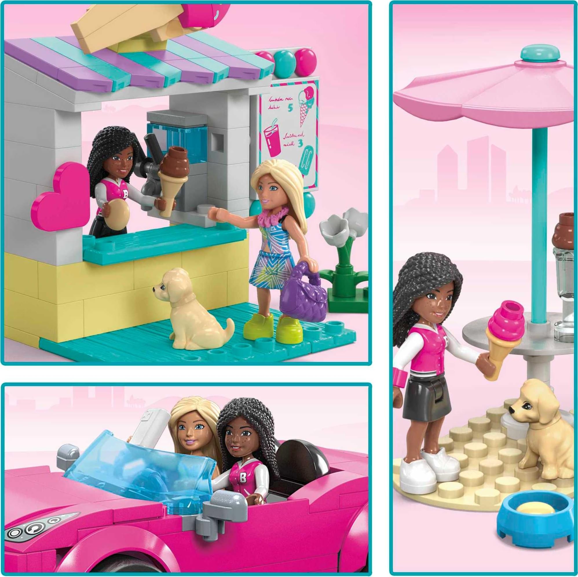 Foto 5 pulgar | Juguete De Construcción Mega Barbie Para Coche Convertible Con 225 Piezas - Venta Internacional.