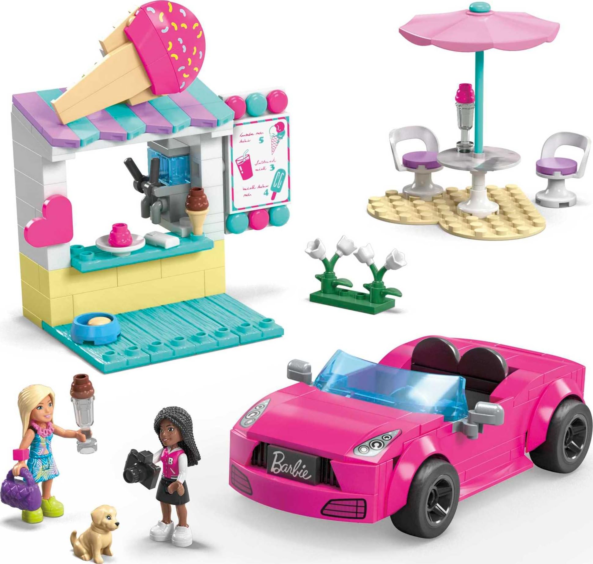 Foto 6 pulgar | Juguete De Construcción Mega Barbie Para Coche Convertible Con 225 Piezas - Venta Internacional.