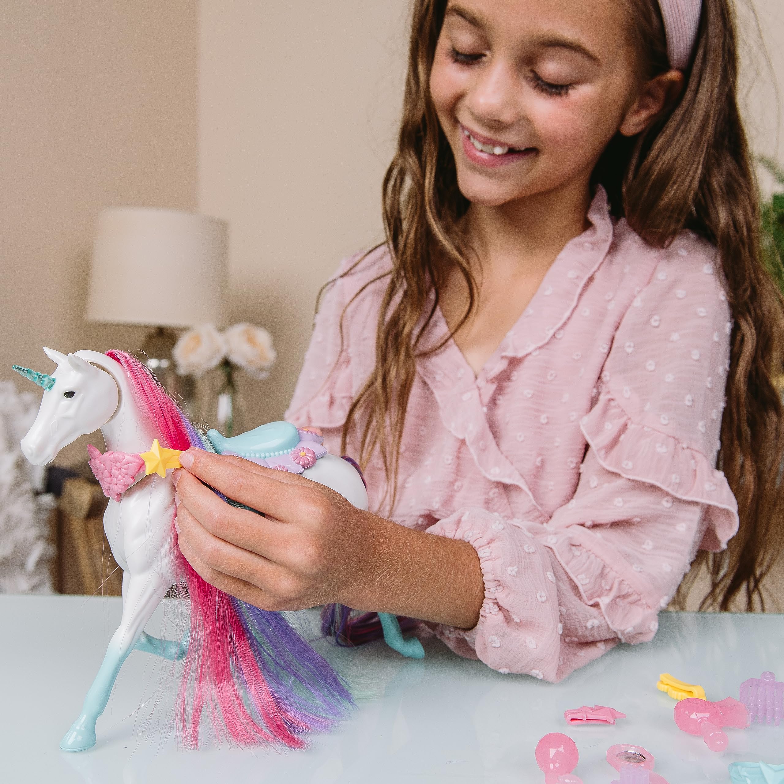 Foto 5 pulgar | Fantasy Toy Horse Sunny Days Blue Ribbon Champions Con Sonidos - Venta Internacional.