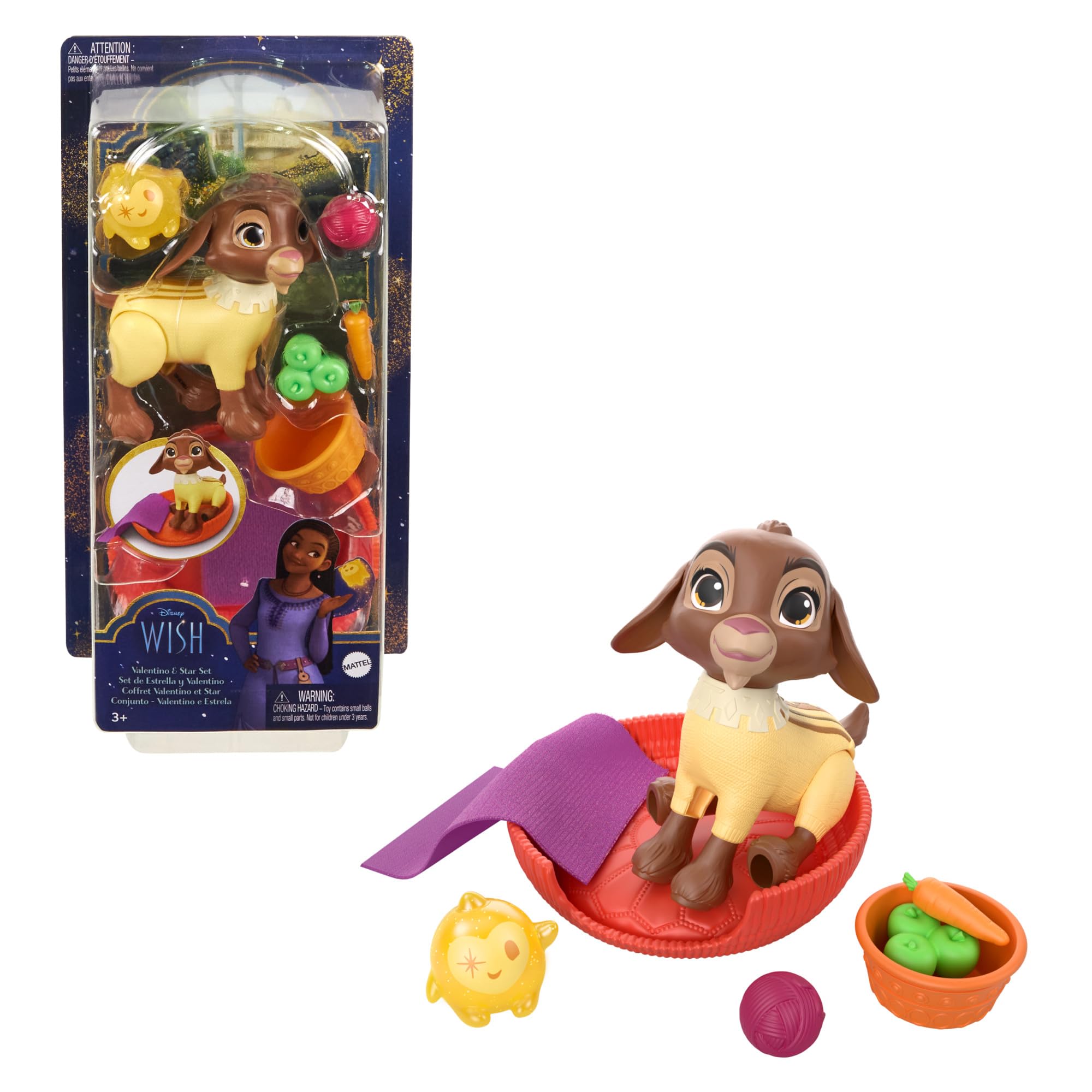 Foto 2 pulgar | Muñecas Disney Wish Dolls De Toy Mattel, Valentino Y Star, Con Acceso Para 6 Personas. - Venta Internacional.