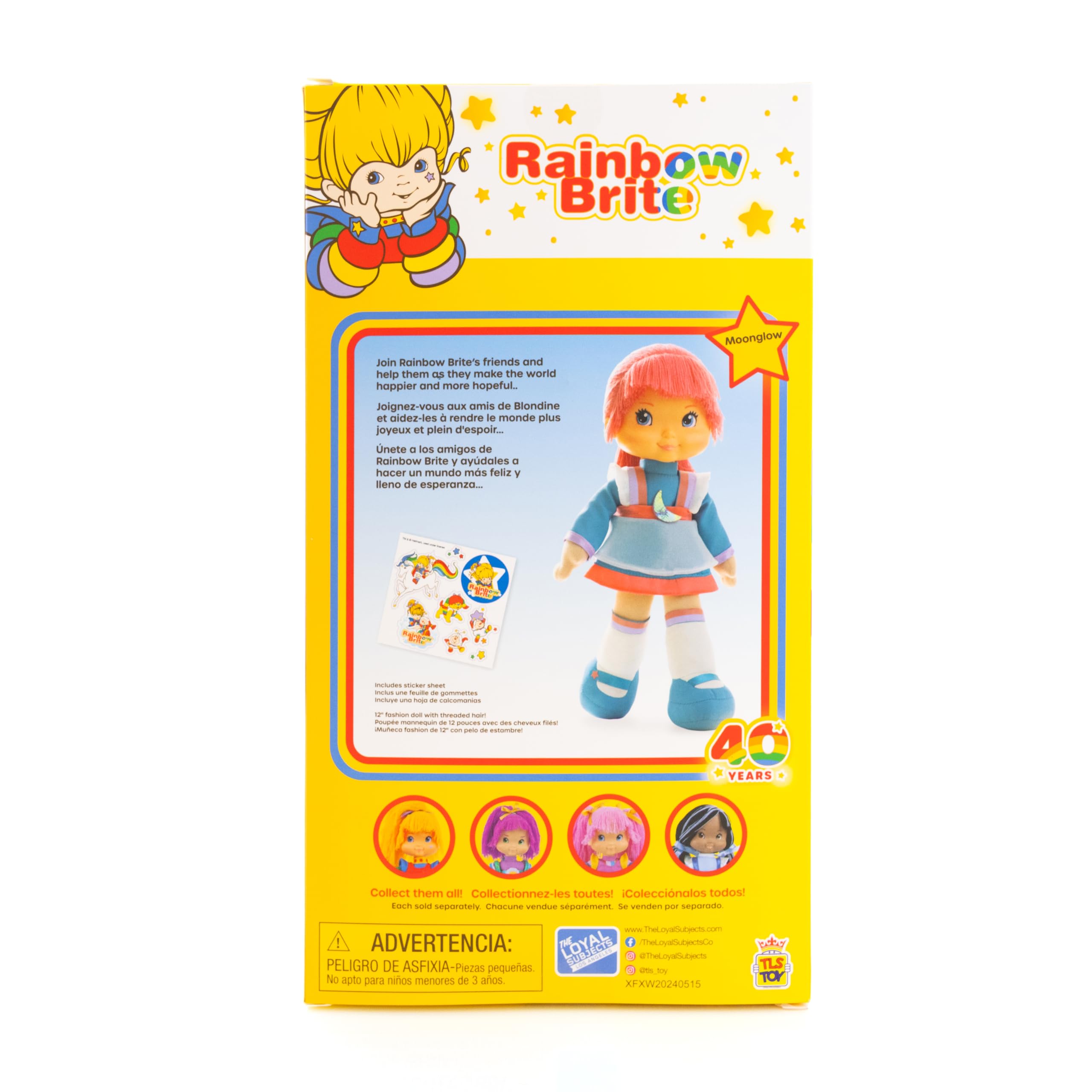 Foto 4 pulgar | Muñeca The Loyal Subjects Rainbow Brite Moonglow 30 Cm Sdcc 2024 - Venta Internacional.