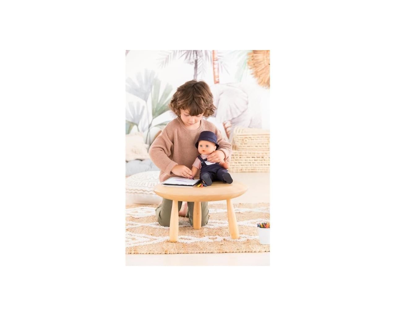 Foto 4 pulgar | Muñeca Corolle Mon Grand Poupon Augustin Little Artist De 35 Cm - Venta Internacional.