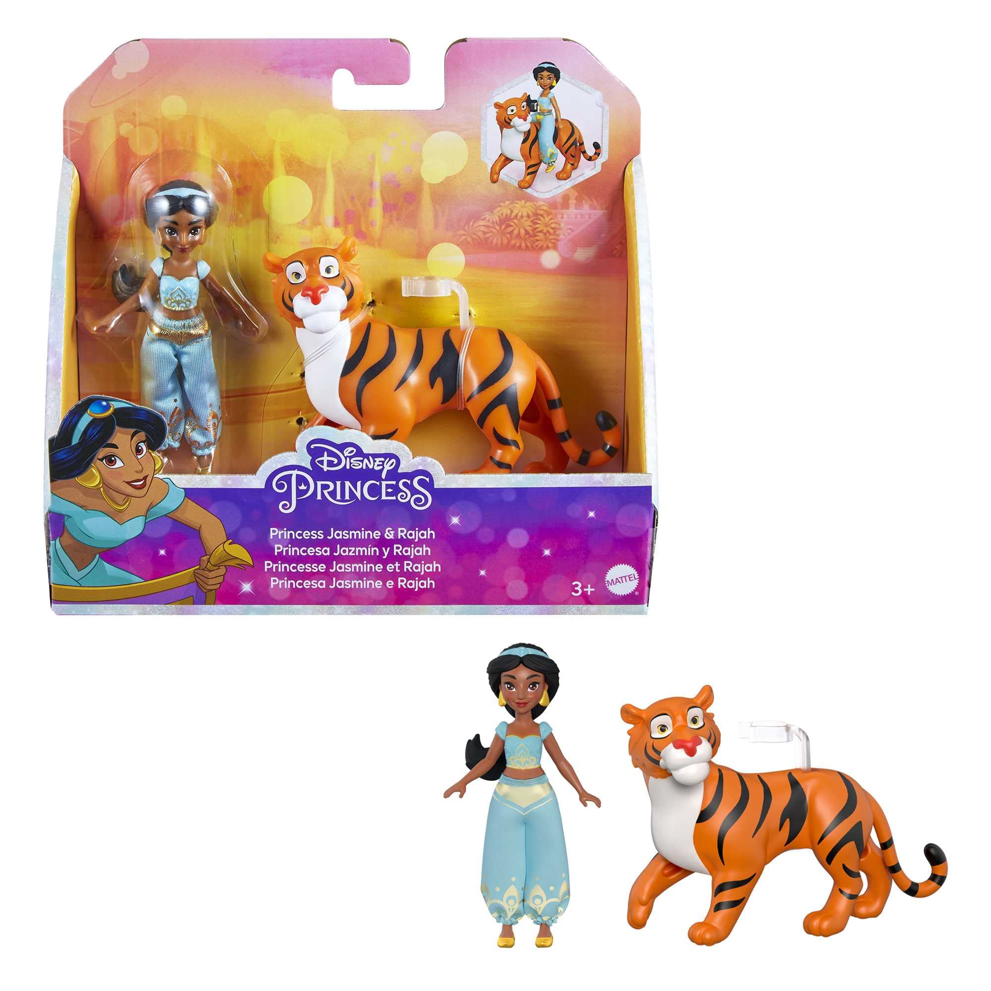 Juguete Mattel Disney Princess Jasmine Con Rajah Tiger Aladdin - Venta Internacional.