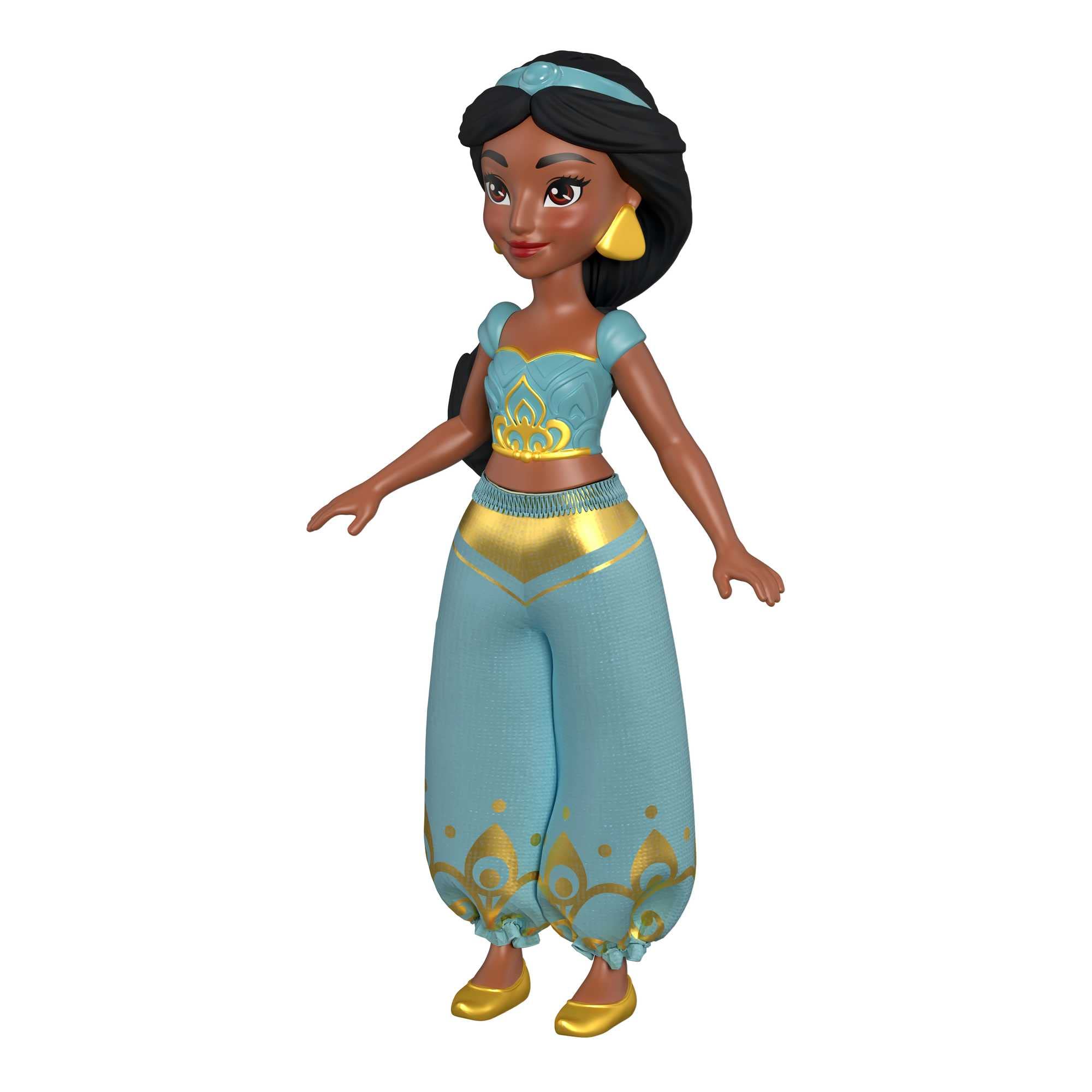 Foto 5 pulgar | Juguete Mattel Disney Princess Jasmine Con Rajah Tiger Aladdin - Venta Internacional.