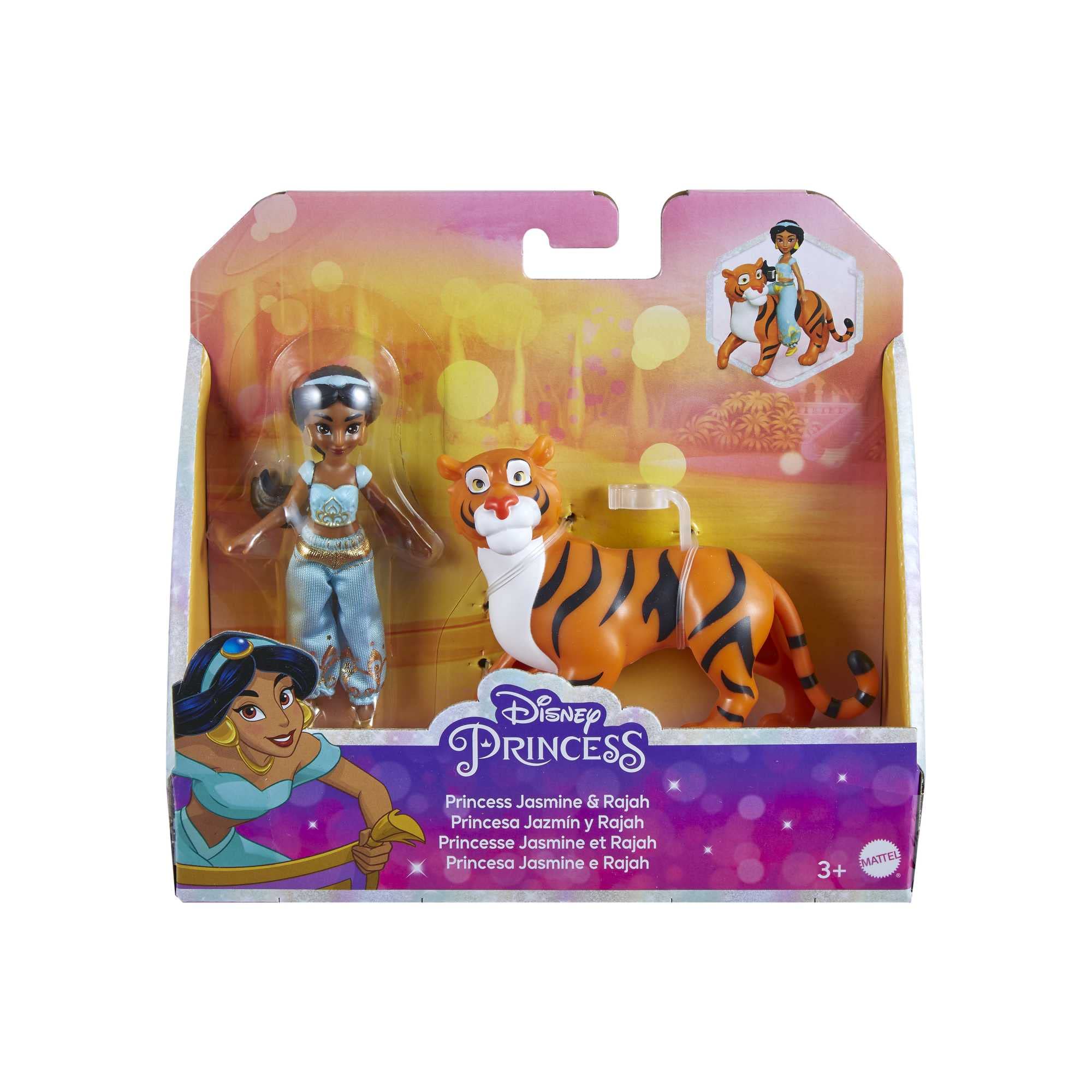 Foto 7 pulgar | Juguete Mattel Disney Princess Jasmine Con Rajah Tiger Aladdin - Venta Internacional.