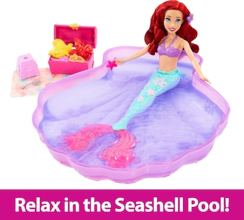 Foto 4 | Set Toy Mattel Disney Princess Ariel Mermaid Con Piscina Y Arena - Venta Internacional.