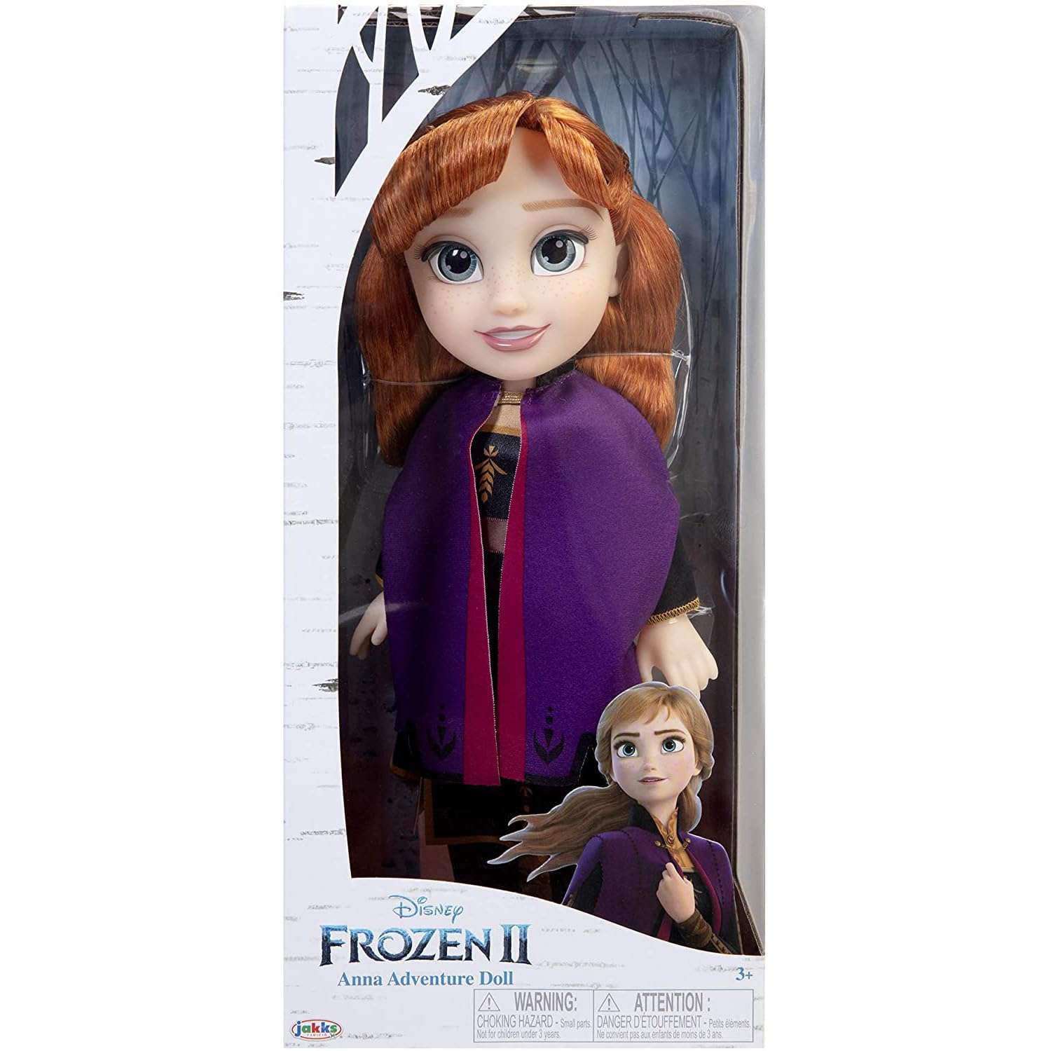 Foto 7 | Muñeca Anna Travel De Frozen Disney 2 De 35,56 Cm De Altura Con Vestido - Venta Internacional.