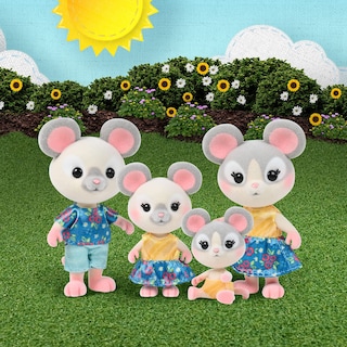 Foto 2 | Muñecas En Miniatura Sunny Days Honey Bee Acres Mouse Family - Venta Internacional.