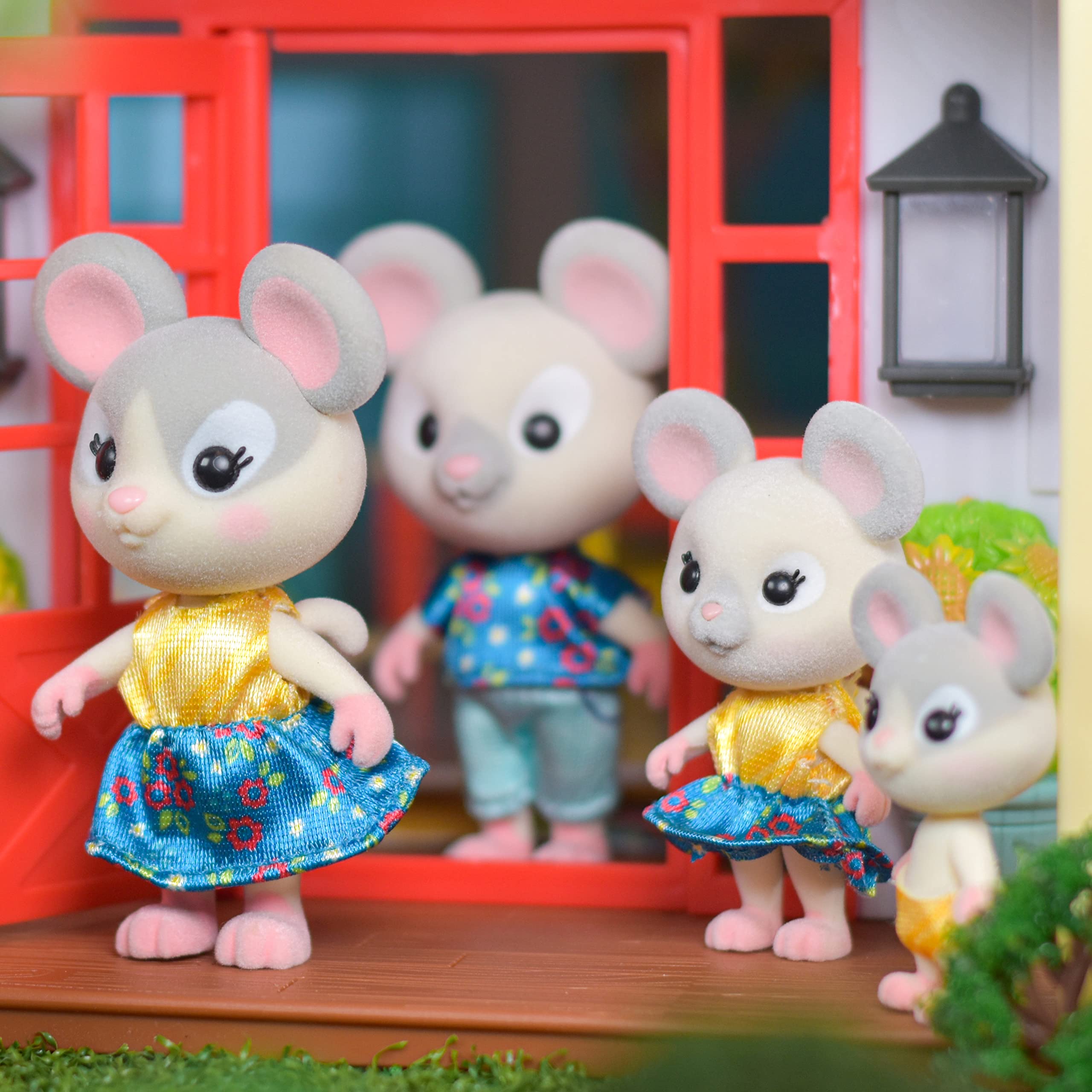 Foto 4 pulgar | Muñecas En Miniatura Sunny Days Honey Bee Acres Mouse Family - Venta Internacional.