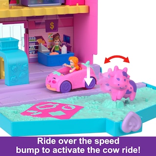 Foto 3 | Set De Juego Polly Pocket Pollyville Fresh Market Con 2 Muñecas - Venta Internacional.