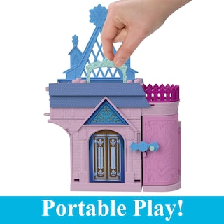Foto 3 | Casa De Muñecas Mattel Disney Frozen Anna Castle Con Muñeca Pequeña - Venta Internacional.