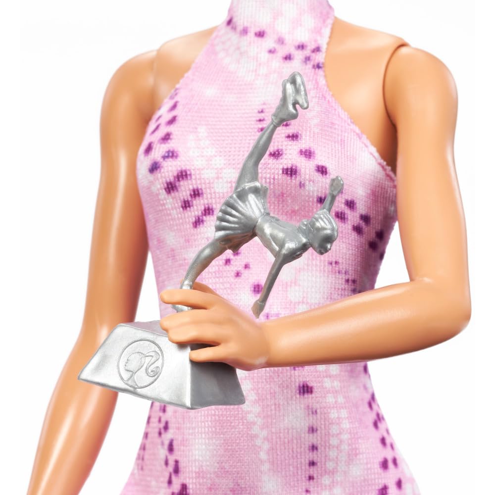 Foto 5 pulgar | Muñeca Moderna Barbie Careers Morena Patinadora Sobre Hielo Con Accesorios - Venta Internacional.